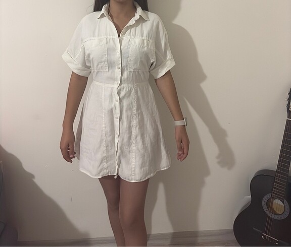 Mini beyaz elbise