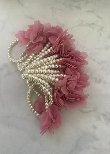 Taşlı Beyaz Bride Taç - Görsel 7