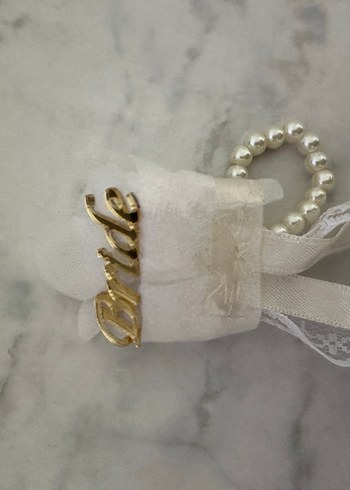 Taşlı Beyaz Bride Taç - Görsel 9