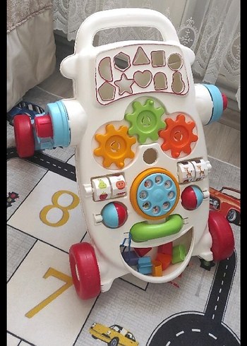 Renkli Bebek Yürüteci Eğitici Oyuncak