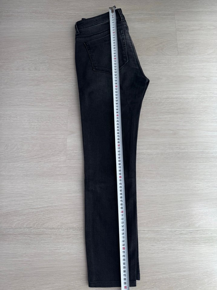 Gri Normal Kesim Kadın Denim Pantolon - Görsel 4