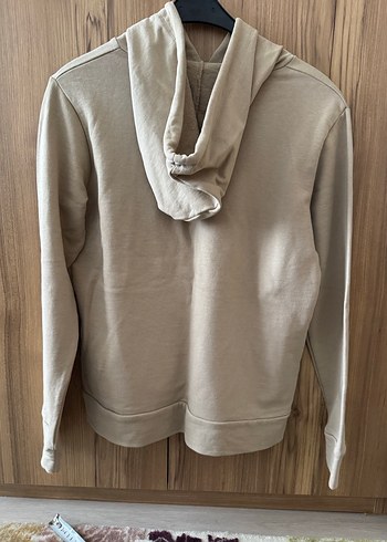 l Beden ten rengi Renk Bej Kadın Kapüşonlu Salaş Sweatshirt