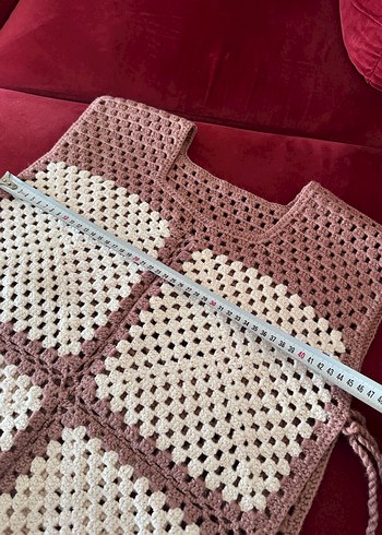 Bohem Örgü  Yelek - Görsel 5