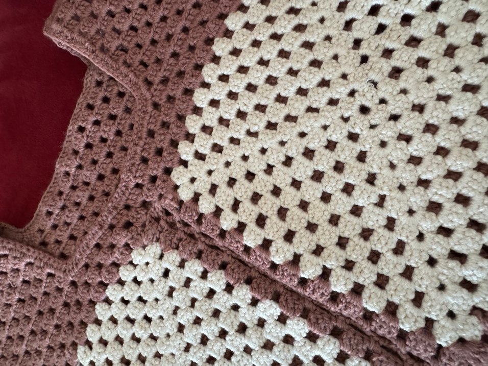 Bohem Örgü  Yelek - Görsel 2