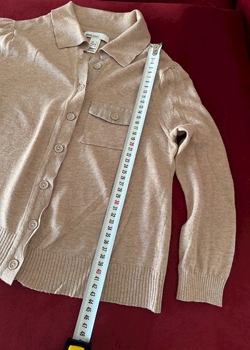 Bej Düğmeli mango Hırka - Görsel 4