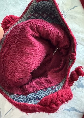 Çocuk Bere, Atkı ve Eldiven Seti - Görsel 4