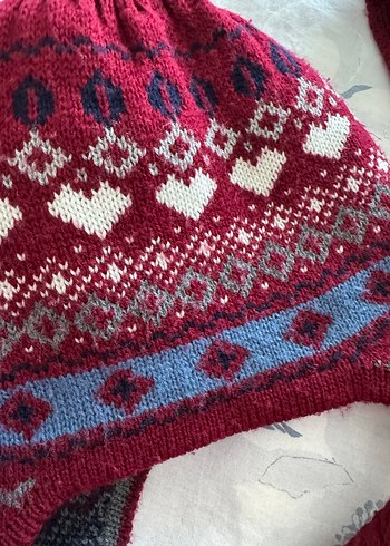 Çocuk Bere, Atkı ve Eldiven Seti - Görsel 3