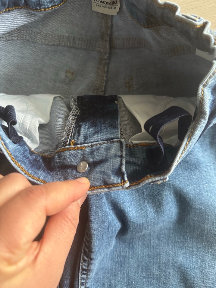 Erkek Çocuk Mavi Kot Pantolon - Görsel 5