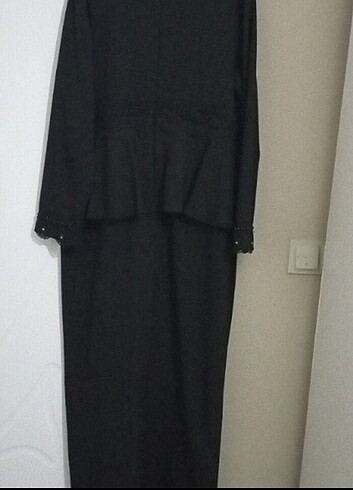 48 Beden siyah Renk Kadın taşlı elbise