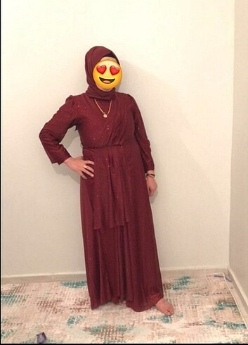 Kadın simli abiye 