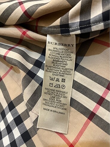 s Beden burberry gömlek