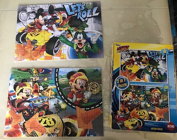 Mickey Puzzle 2 in 1 puzzle