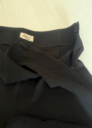 38 Beden siyah Renk Siyah Kadın Ofis Kumaş Pantolon