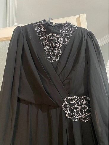 Kadın abiye önü taşlı detaylı - Görsel 5