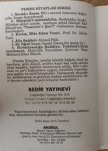  Beden Renk İslam'da Edeb - Tahir Büyükkörükçü