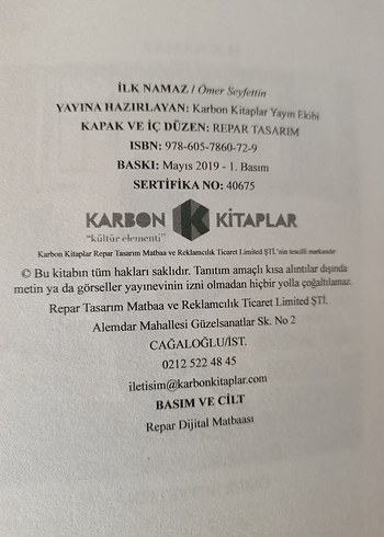  İlk Namaz - Ömer Seyfettin