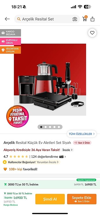 Arçelik Resital Set