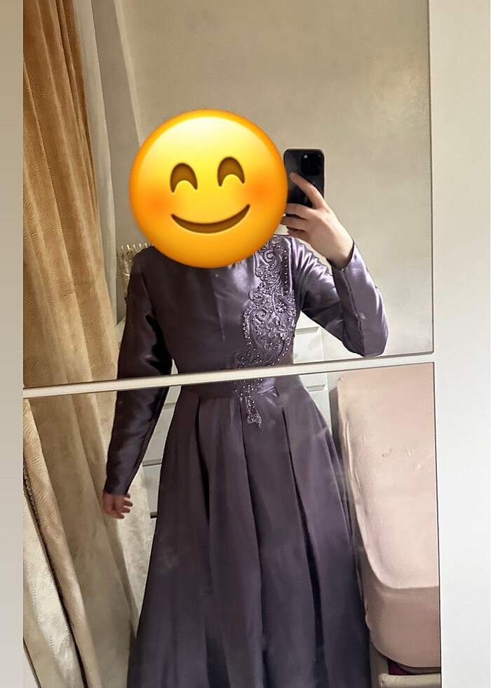 Tesettür abiye elbise - Görsel 2