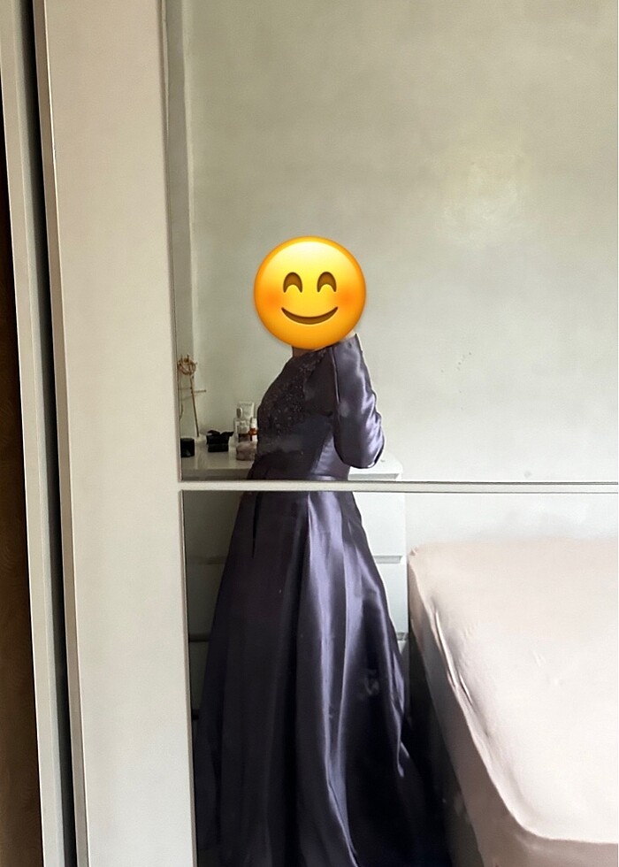 Tesettür abiye elbise - Görsel 3