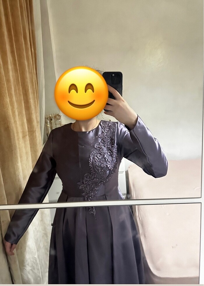 Tesettür abiye elbise - Görsel 4