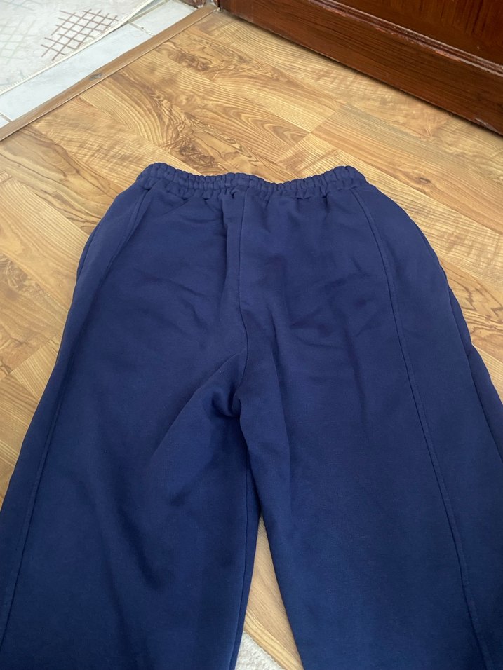 Kadın Mavi Rahat Kesim Eşofman Altı - Görsel 3