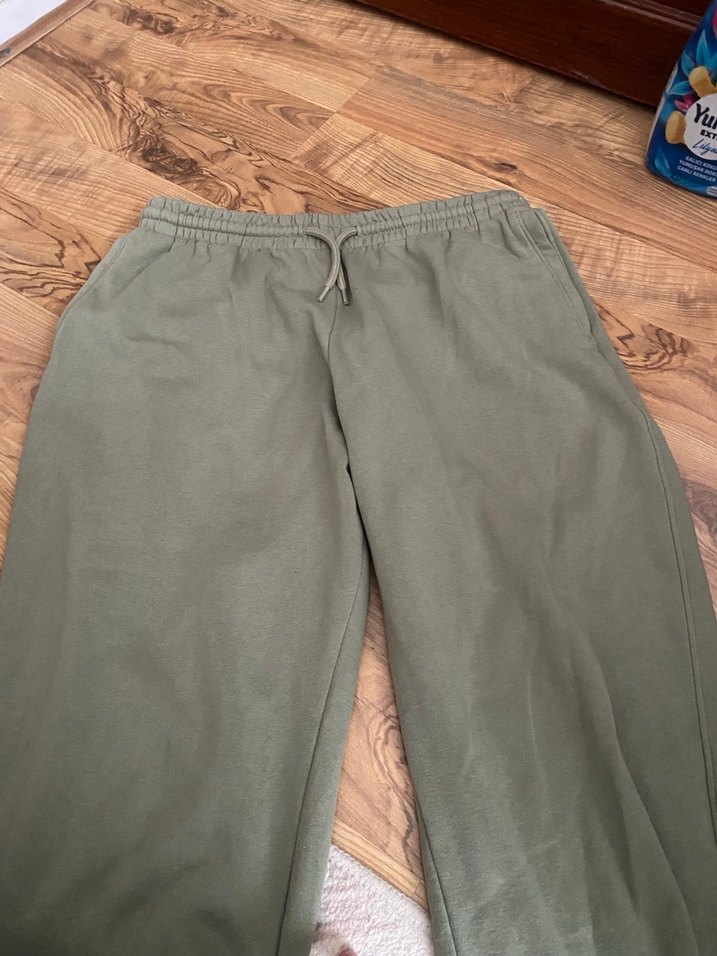 Bol Kesim Keten Kadın Pantolon - Görsel 2