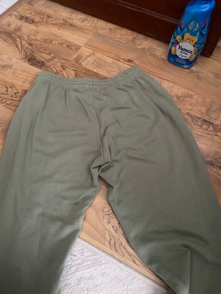 Bol Kesim Keten Kadın Pantolon - Görsel 3