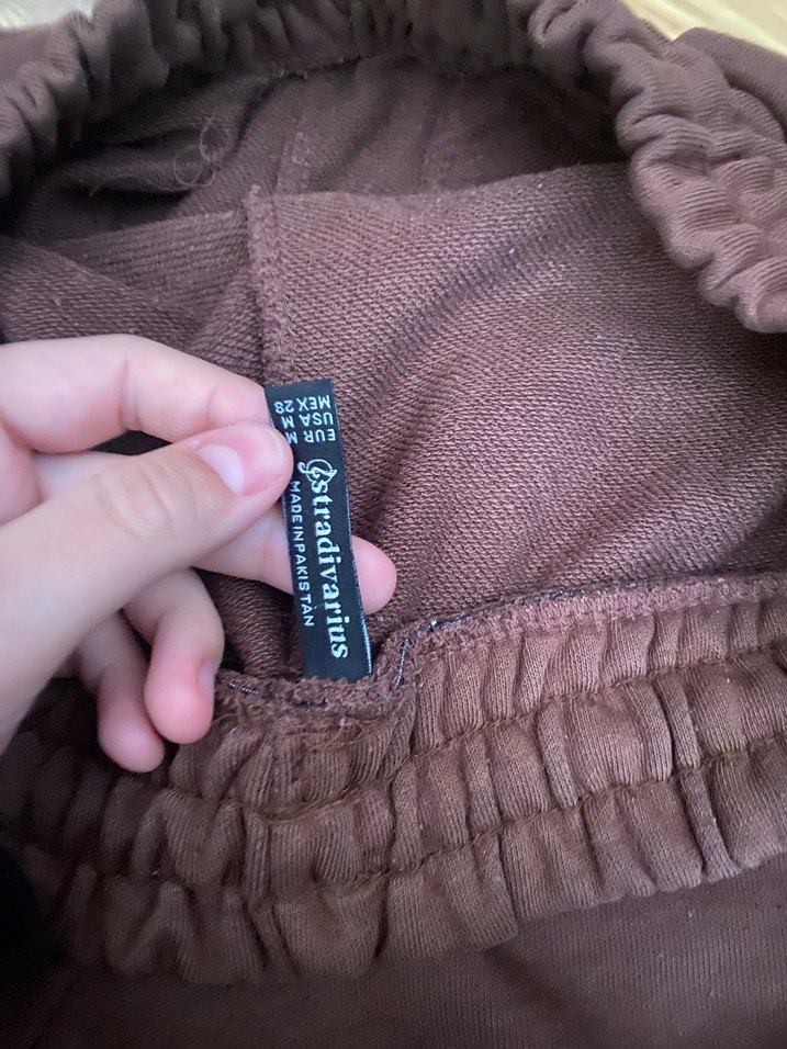 Kadın Kahverengi Süet Rahat Kesim Pantolon - Görsel 4