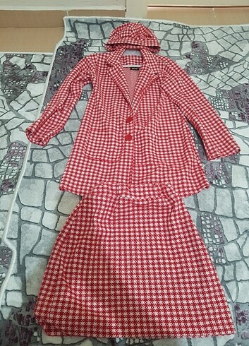 Kaz ayağı desenli takım  - Görsel 2