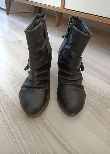 36 Beden siyah Renk Kadın topuklu bot
