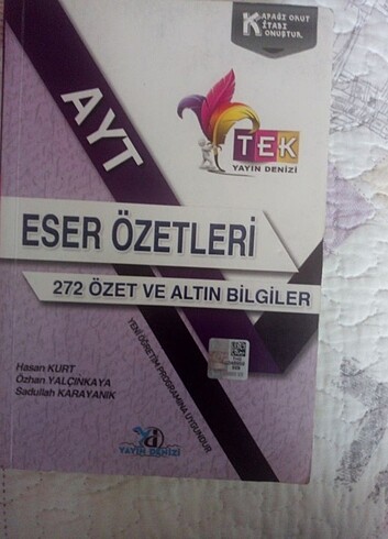 Beden Renk Yayin denizi eser özet ayt