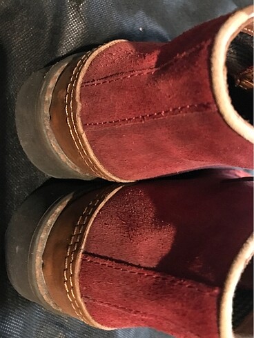 Erkek ayakkabı Kırmızı nubuk - Görsel 6