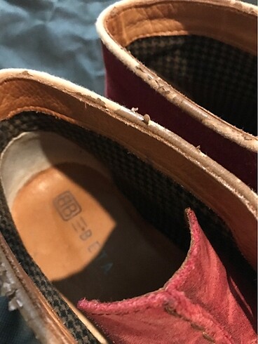 Erkek ayakkabı Kırmızı nubuk - Görsel 3