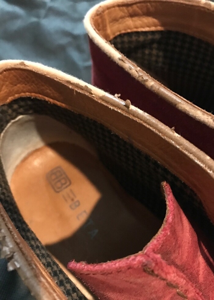 Erkek ayakkabı Kırmızı nubuk - Görsel 3