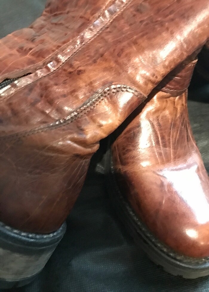 Çizme fermuarlı diz altı - Görsel 3