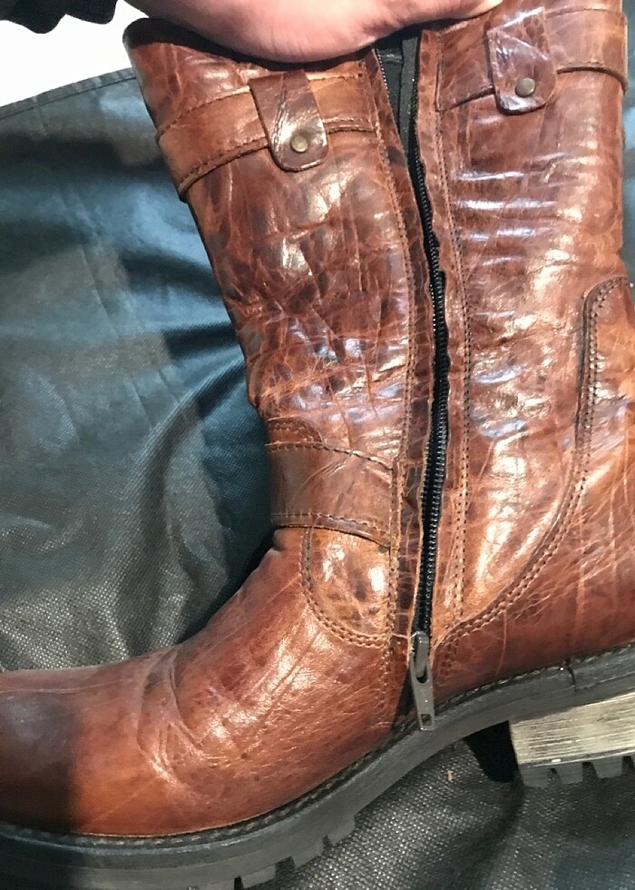 Çizme fermuarlı diz altı - Görsel 2