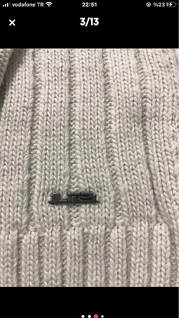 Erkek yün boğazlı kazak - Görsel 5