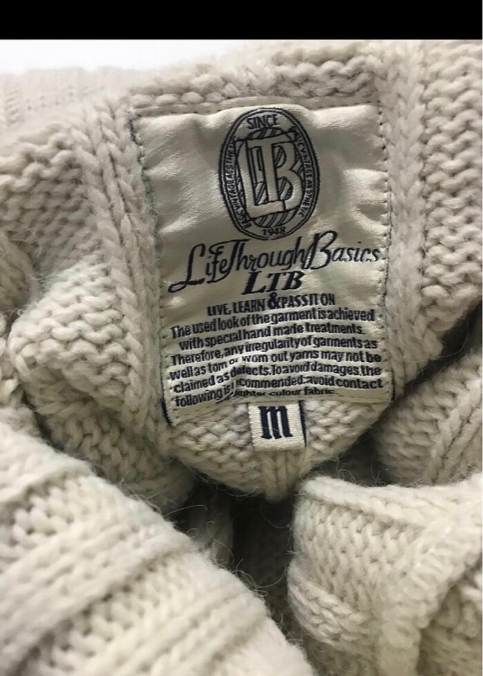 Erkek yün boğazlı kazak - Görsel 2