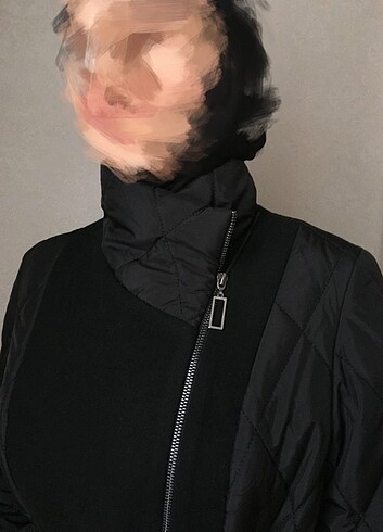 38 Beden siyah Renk Kadın mont 