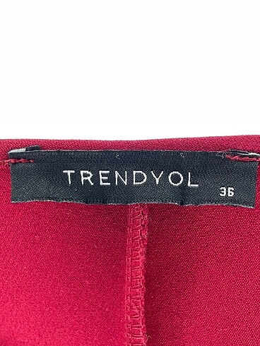 36 Beden bordo Renk Trendyol & Milla Kısa Elbise %70 İndirimli.