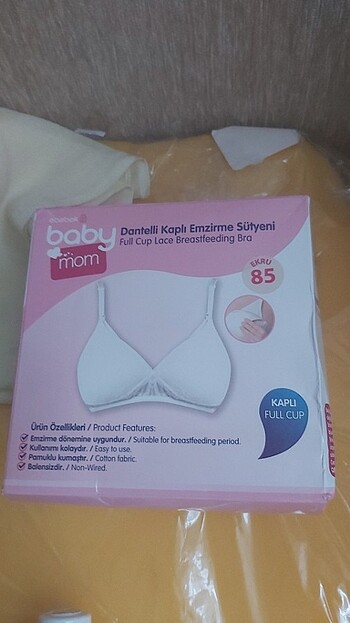 Diğer BABY MOM DANTELLI EMZIRME SÜTYENI 85BEDEN 2ADET