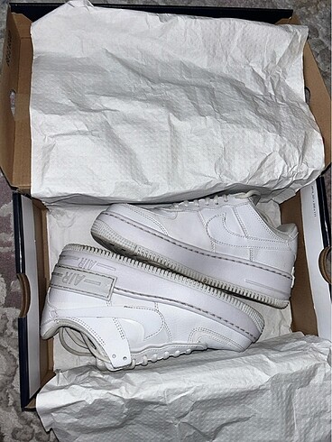 37 Beden Nıke Air Force 01 beyaz spor ayakkabı