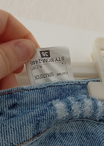 36 Beden mavi Renk Jean pantolon