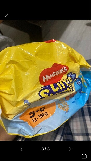 3 Beden: 4-9 kg Beden Bebek mayosu huggies