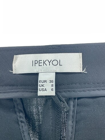 36 Beden siyah Renk ipekyol Düz Kesim %70 İndirimli.
