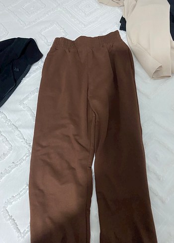 Kahverengi Kadın Rahat Eşofman - Görsel 2