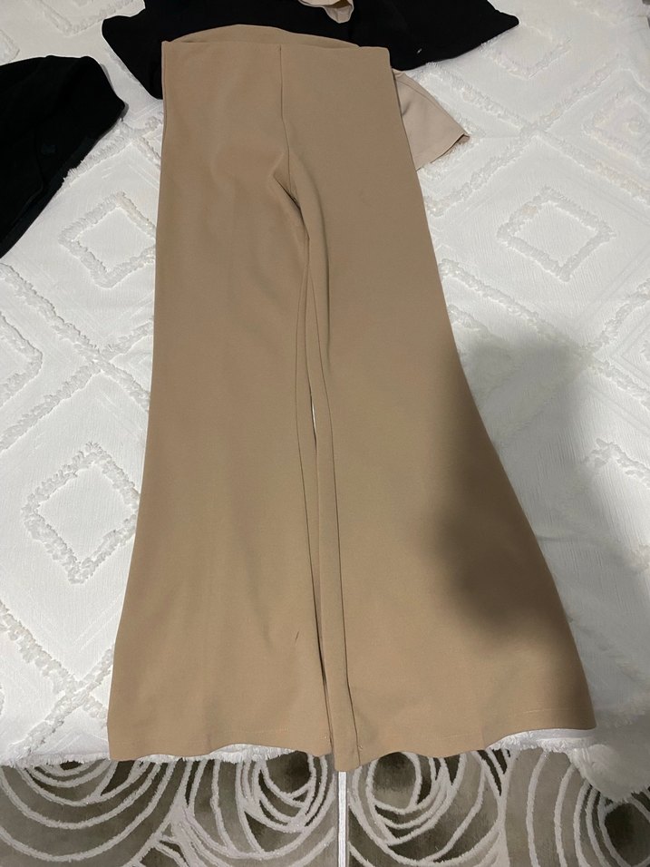Bej Kadın Pantolon - Görsel 2