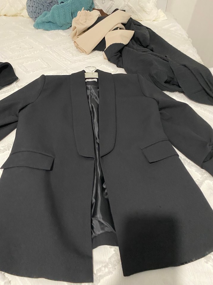 Siyah  Kadın Blazer Ceket - Görsel 3