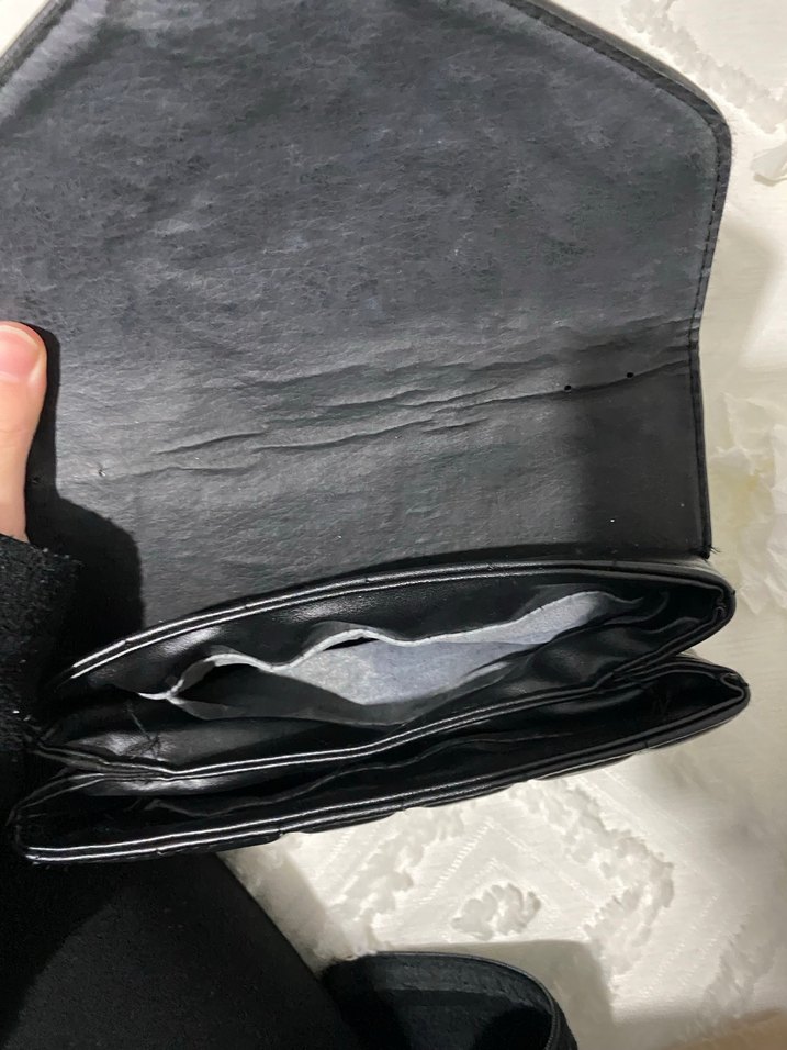 Siyah Deri Kadın Omuz Çantası - Görsel 3