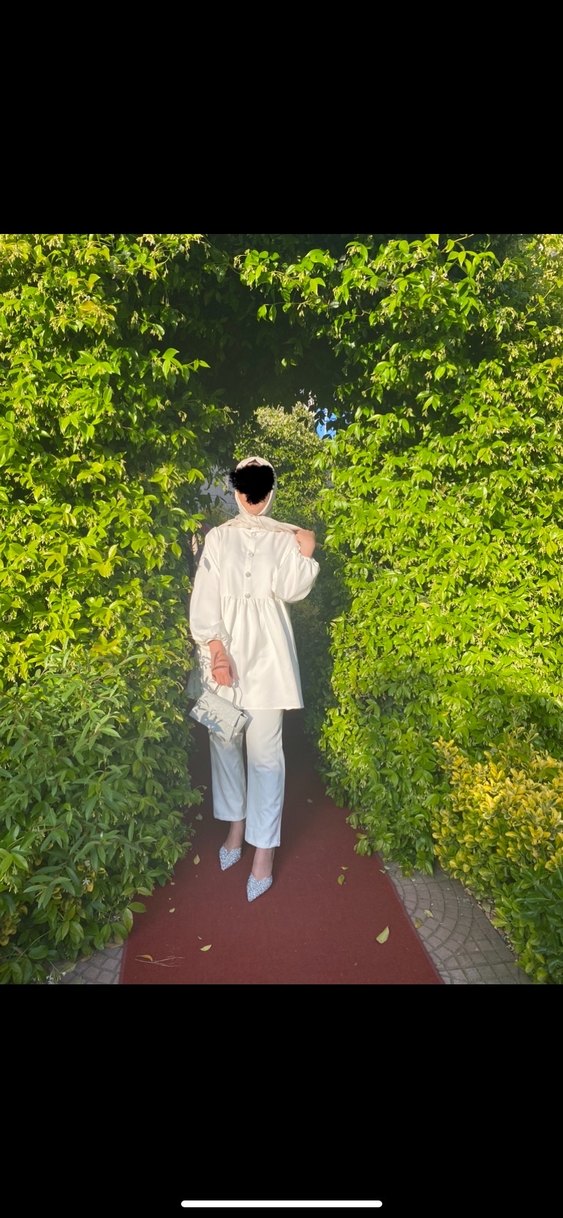 Beyaz Kadın İkili Takım - Görsel 3